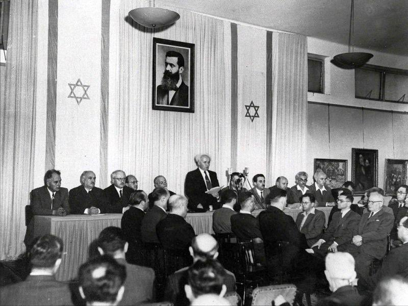 On May 14, 1948 Israel declared independence

