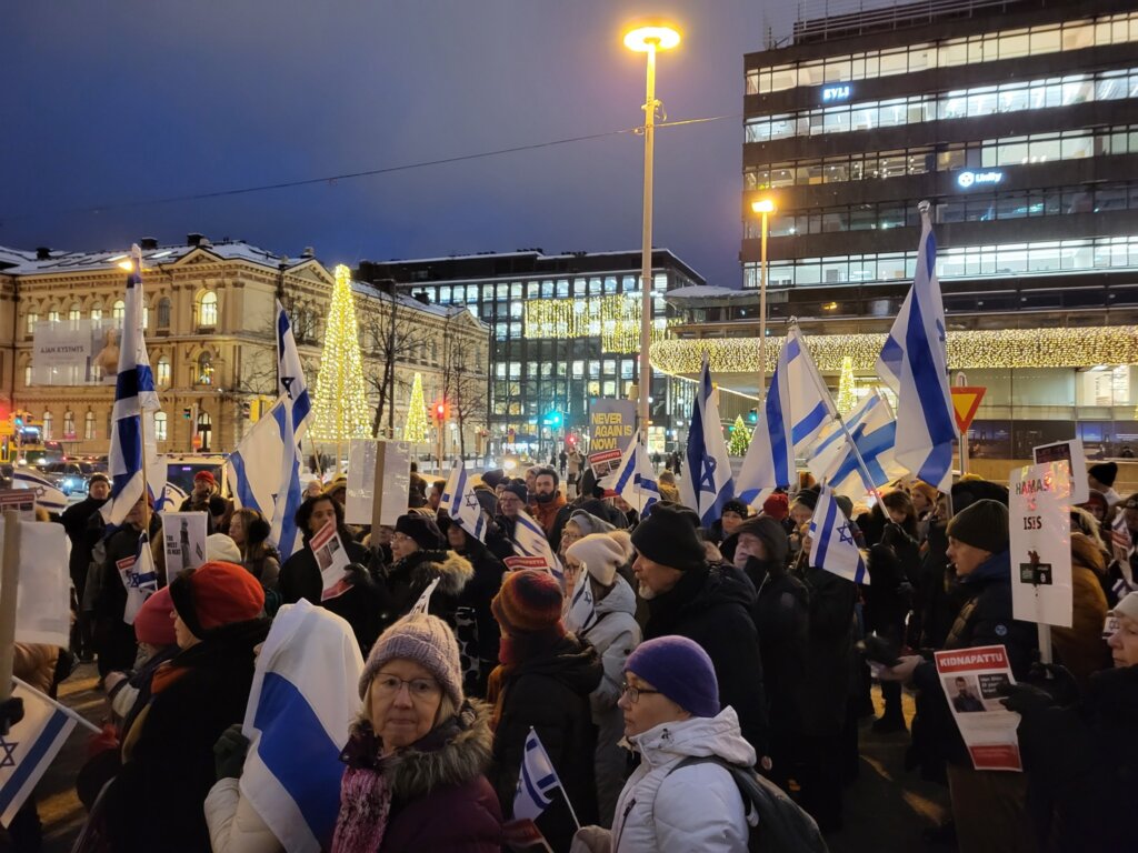 Finnish Pro-Israel rallies