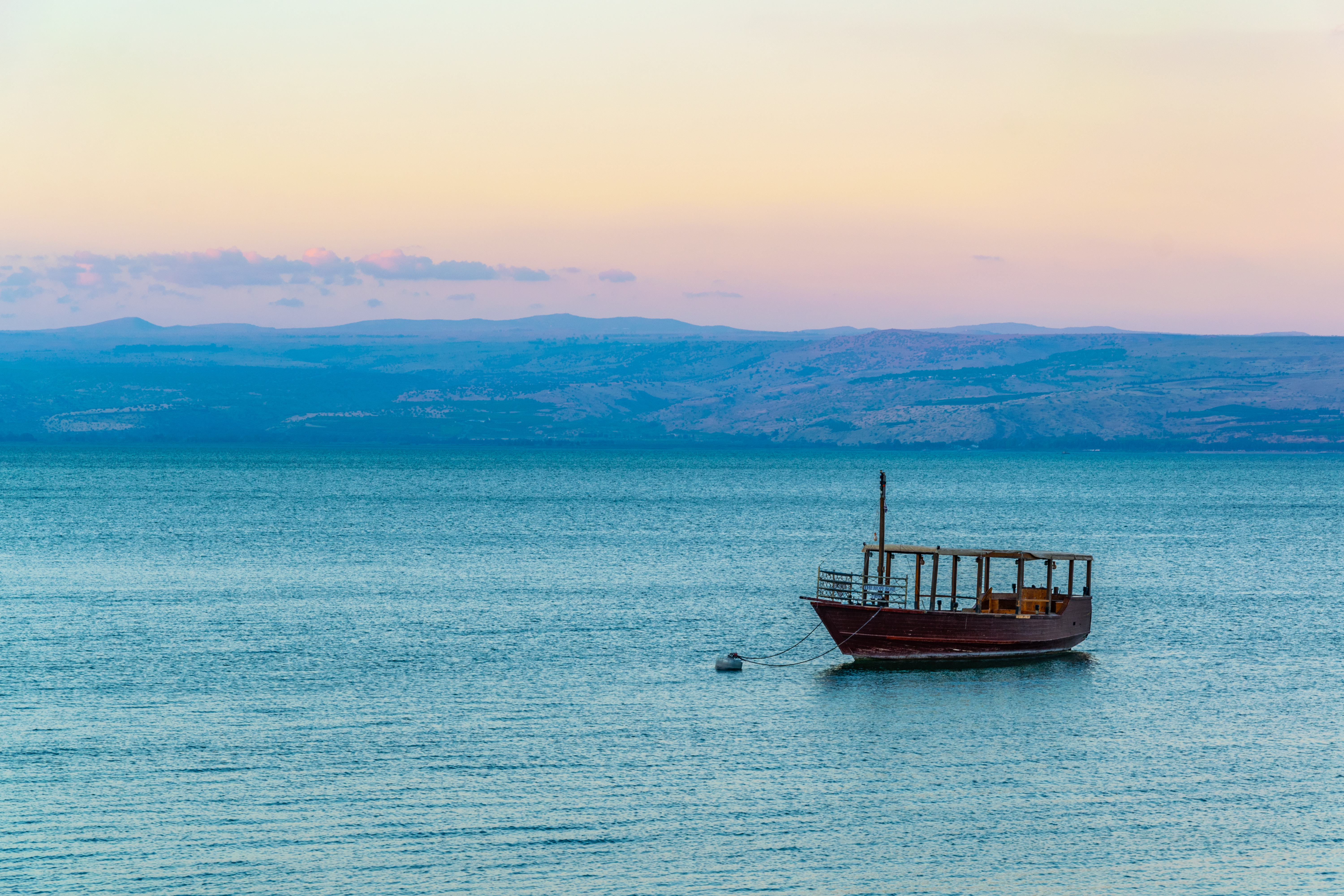 boat on Galilee