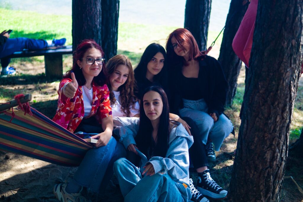 Ukraine youth at Aliyah summer camp